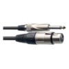 Cable Canon Plug 10 Metros Stagg Ficha Metalica