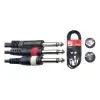 Cable De Audio Plug Mono A 2 Plug 3 Metros Stagg Mono