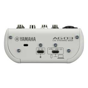 Consola Mixer Yamaha Streaming Usb 3 Canales Interfaz Ag