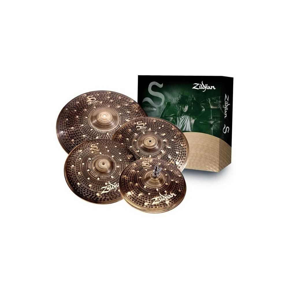 Set Platillos Zildjian S Dark Martillados 14-16-18-20 Sd4680