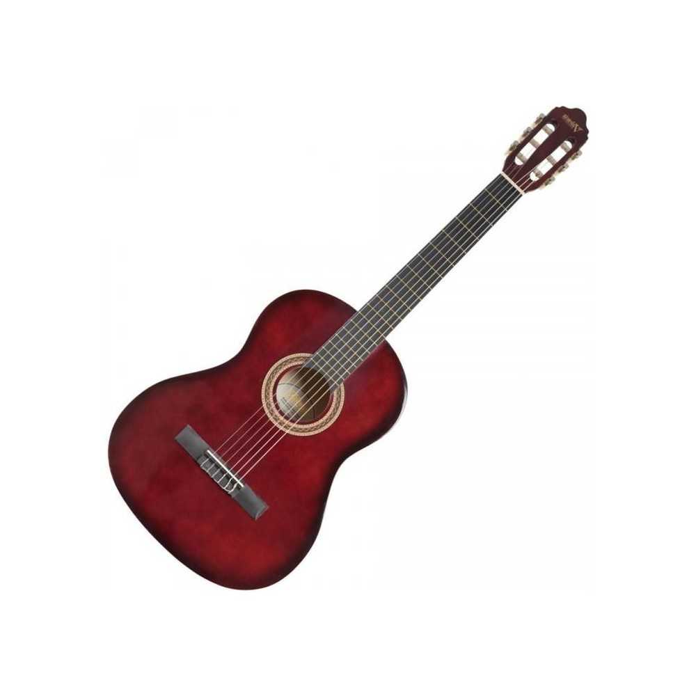 Guitarra Clasica Valencia VC104RDS Roja