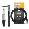 Cable Plug Plug Angular L Guitarra Bajo 3 Metros Stagg