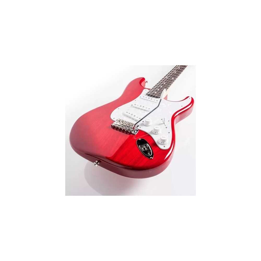Guitarra Eléctrica Stratocaster Toaki Metallic Red AST48 MRC