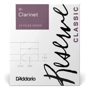 Cañas RESERVE CLASSIC Clarinete Bb N° 3.0 Pack x 10