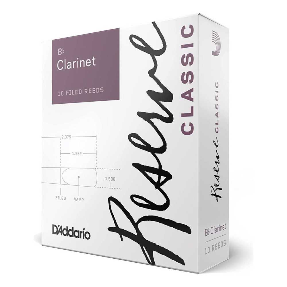 Cañas RESERVE CLASSIC Clarinete Bb N° 3.0 Pack x 10