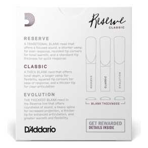 Cañas RESERVE CLASSIC Clarinete Bb N 3.5 Pack x10 U