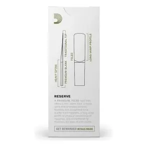 Cañas RESERVE Saxo Tenor N° 2.5 Pack x 5