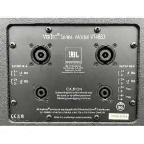 Bafle Subwoofer Pasivo Cardioide JBL Vt4883 2000w