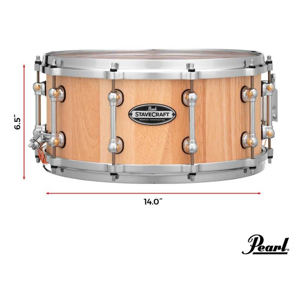 Redoblante Pearl Stavecraft 14x6,5 De 10 Torres Aro Die Cast