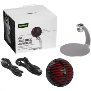 Microfono Shure Condenser Mv5 B Dig Diseño Vintage