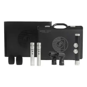 Pack Shure Stereo Microfonos Ksm137 Condenser Con Estuche