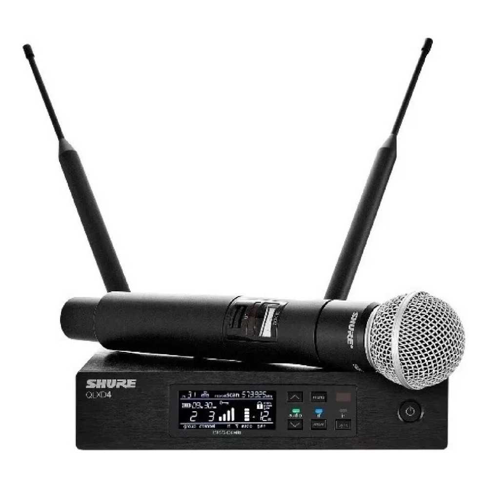 Sistema Inalámbrico Shure Microfono De Mano Sm58 UHF | Ethernet | QLXD