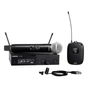 Sistema Inalámbrico Shure SLXD Microfono Mano Sm58 + Corbatero Wl185