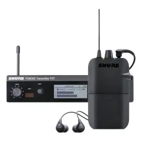 Sistema De Monitoreo Intraural Shure Psm300 Con Auricular Se112 In Ear