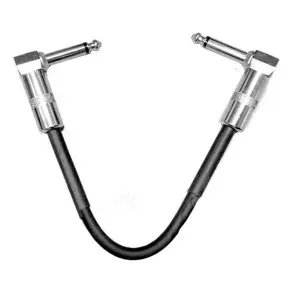 Cable Stagg Plug Plug Interpedal Angular De 30 Cm | SPC030LDL