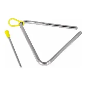 Triangulo Metalico 12x8 Con Golpeador Percusion