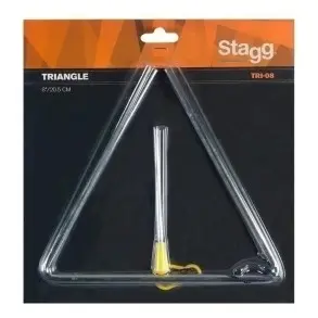 Triangulo Metalico 12x8 Con Golpeador Percusion