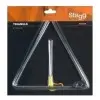 Triangulo Metalico 12x8 Con Golpeador Percusion