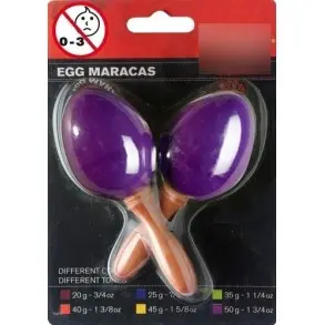 Par De Shakers Stagg | Huevos Ritmicos | Mini Maraca Color Violeta