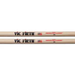 Palillos Vic Firth 5a AMERICAN CLASSIC® Hickory Punta Madera