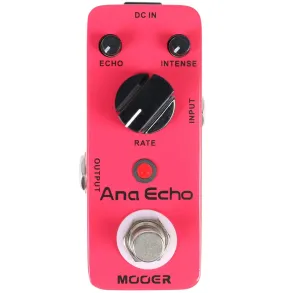 Micro pedal de efecto Mooer ANA ECHO Delay analógico