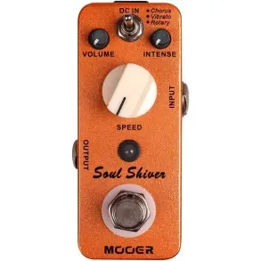 Micro Pedal de efecto Mooer SOUL SHIVER Chorus Leslie Vibrato