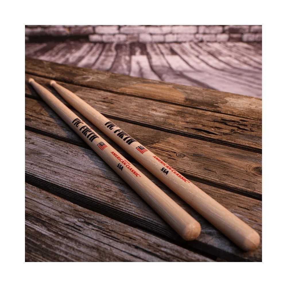 Palillos Vic Firth 55a Punta Madera