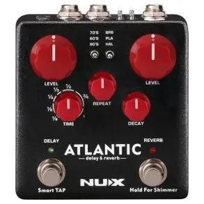 Pedal de Efecto NUX NDR-5 Atlantic Multi Delay & Reverb