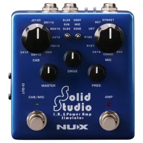 Pedal de Efecto NUX NSS-5 Solid Studio Amp Simulador