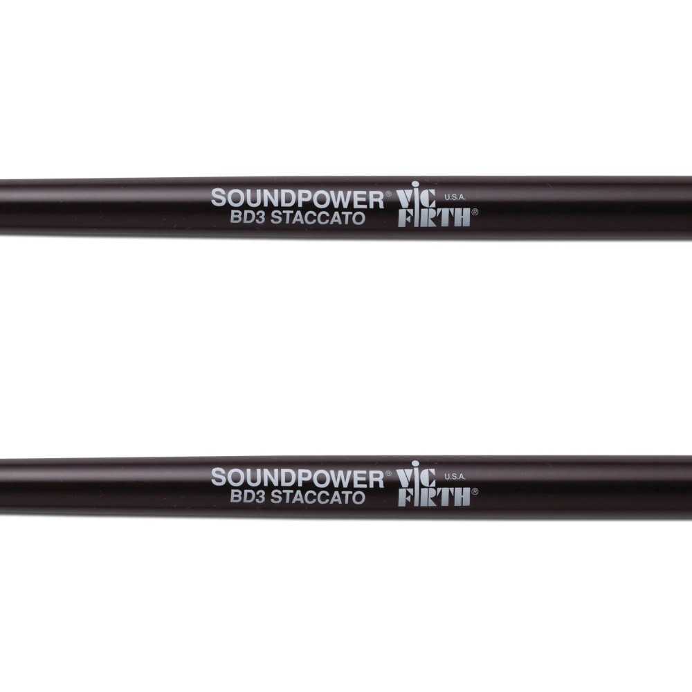 Mazo Palillo Vic Firth Bd3 Soundpower P/ Bombo Fieltro