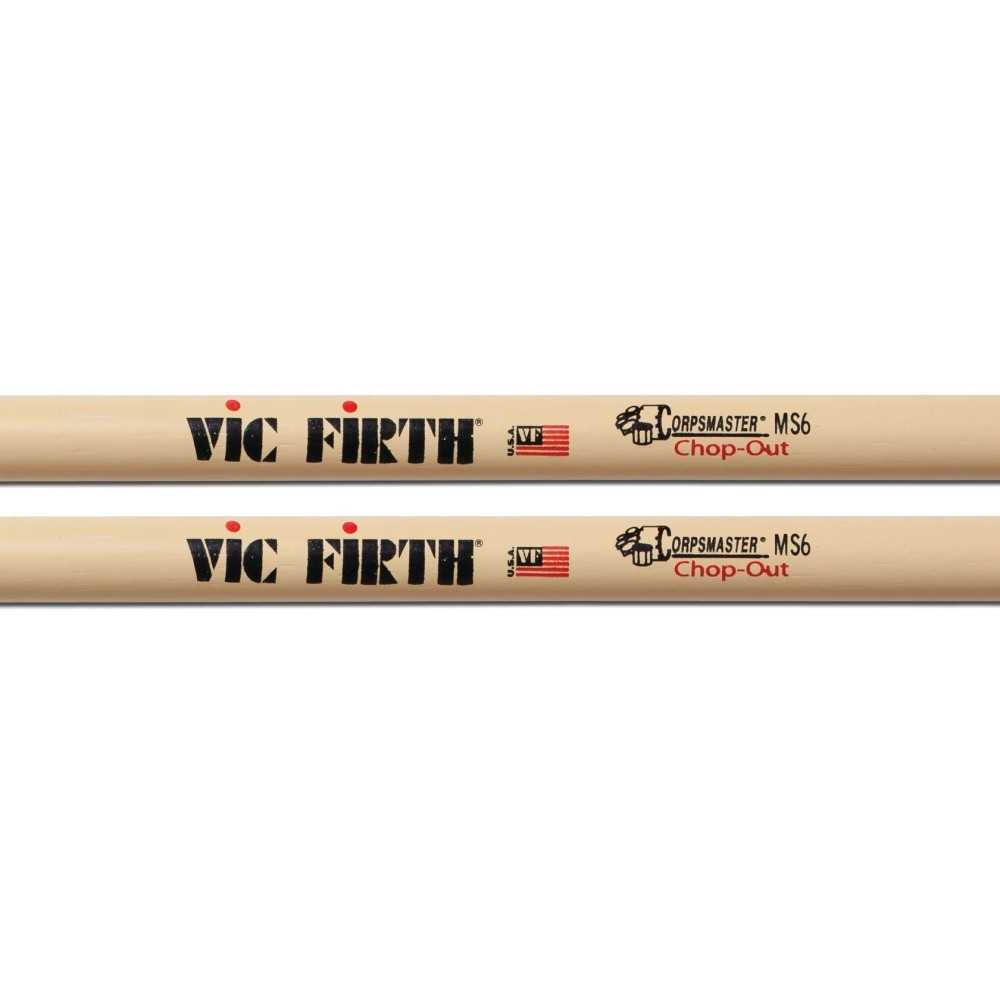 Palillos Vic Firth Corpsmaster Chop-out Punta Goma MS6CO