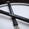 Escobillas Vic Firth Mango Goma Negro Modelo Russ Miller