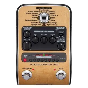 Pedal Para Guitarra Acustica Zoom AC-2