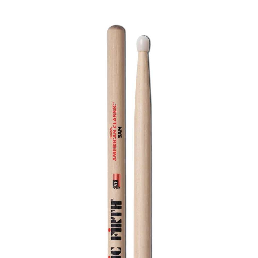 Palillos De Bateria Vic Firth 3A American Classic Punta Nylon 3AN