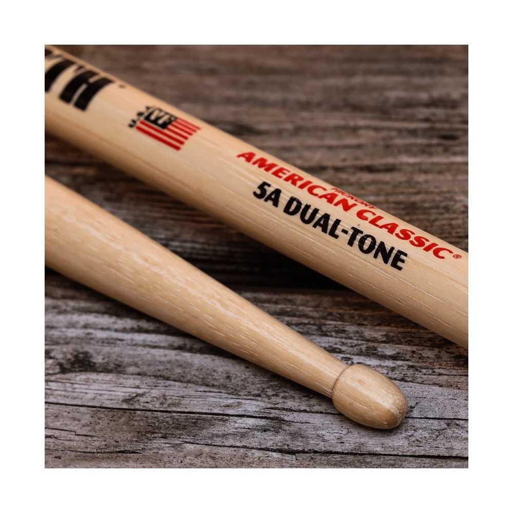 Palillos Vic Firth 5A Dual Tone Punta Madera/felpa 5ADT