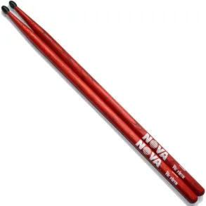 Baquetas Palillos Nova By Vic Firth 5b Rojos Nylon N5bnr