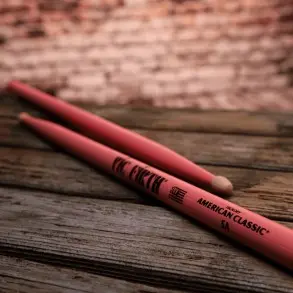 Palillo Vic Firth American Classic Punta Madera 5ap Rosa
