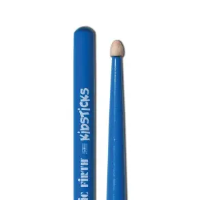 Baquetas Palillos Vic Firth Kids Niños Punta De Madera Azul