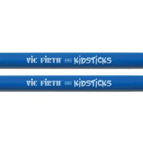 Baquetas Palillos Vic Firth Kids Niños Punta De Madera Azul