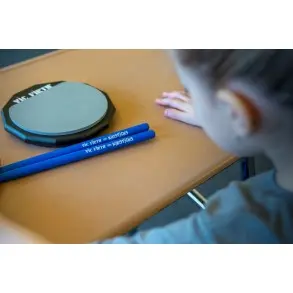 Baquetas Palillos Vic Firth Kids Niños Punta De Madera Azul