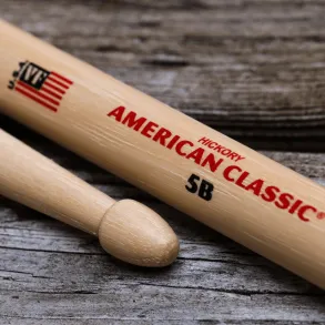 Palillos Vic Firth 5b American Classic Baquetas Punta Madera