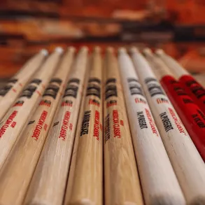 Vic Firth 7a Baquetas Palillos Hickory Punta De Madera