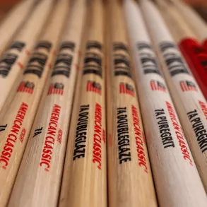 Vic Firth 7a Baquetas Palillos Hickory Punta De Madera