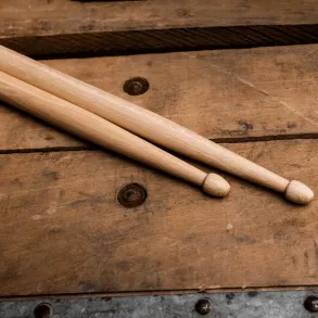 Vic Firth 7a Baquetas Palillos Hickory Punta De Madera
