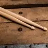 Vic Firth 7a Baquetas Palillos Hickory Punta De Madera