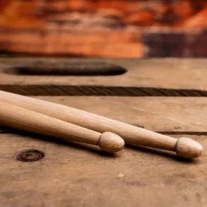 Vic Firth 7a Baquetas Palillos Hickory Punta De Madera
