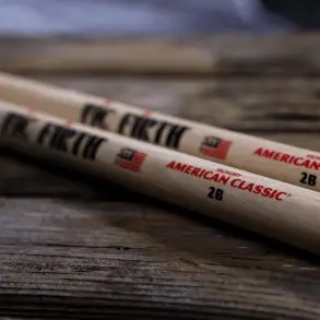 Vic Firth 2b Baquetas Palillos Punta Madera Made In Usa