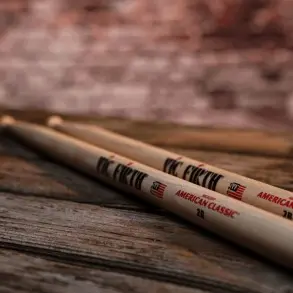 Vic Firth 2b Baquetas Palillos Punta Madera Made In Usa
