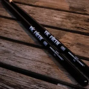 Palillos Bateria Vic Firth 5ab Negros Wood American Classic