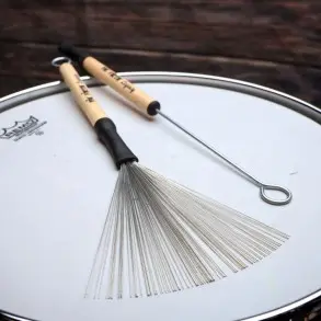 Escobillas Vic Firth Mango Madera Metálicas Legacy Lb